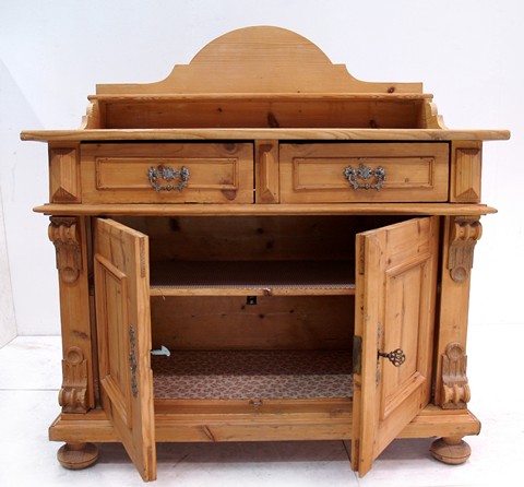 antike Kommode Naturholz