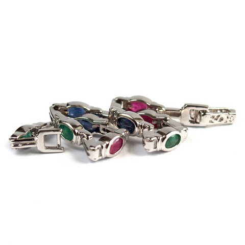 Armband Silber Smaragd