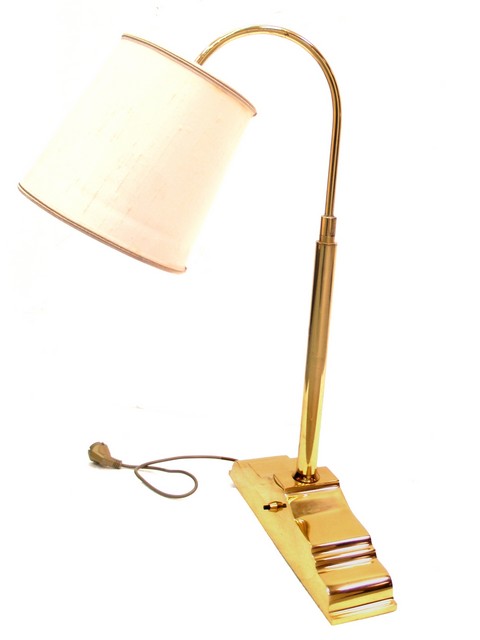 Messing Tischlampe Jugendstil