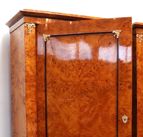 Biedermeier Schrank Birke