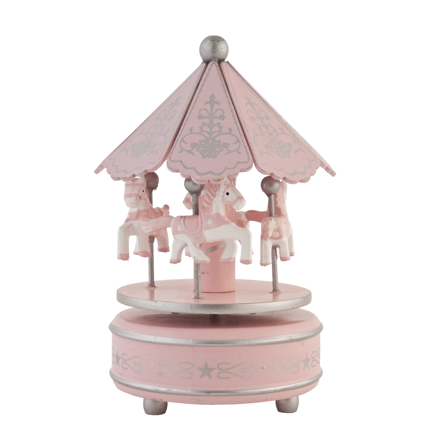 Spieluhr Karussell rosa
