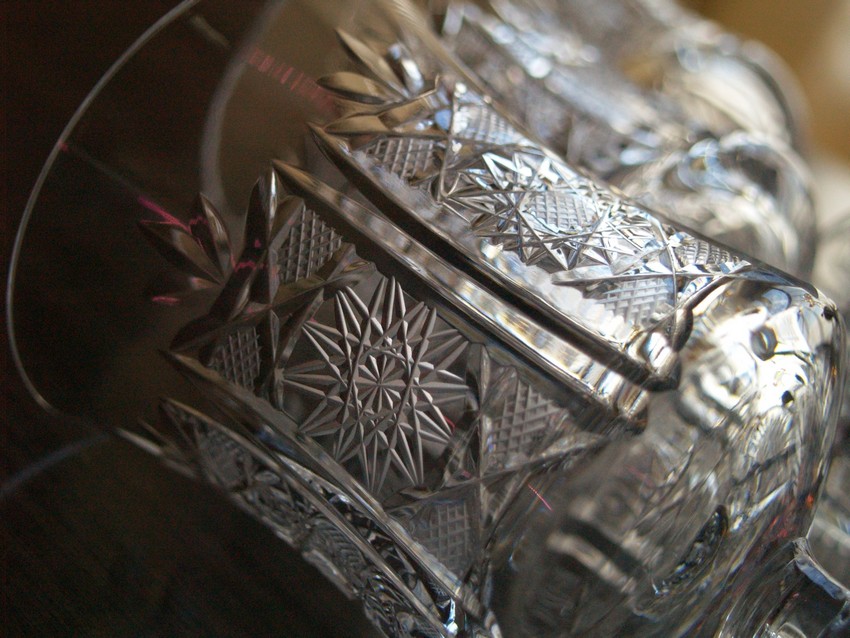 Bleikristall Weingläser schwere Gläser Kristall Vintage Neuwertig wie neu