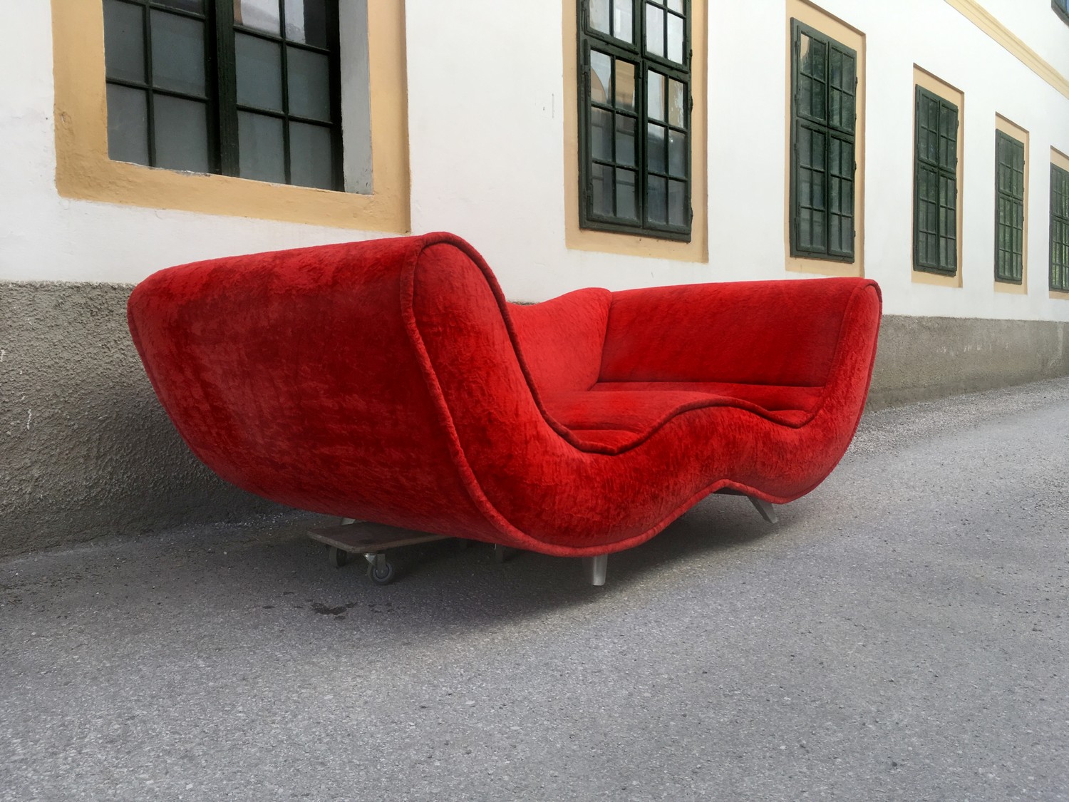 Bretz Sofa Hookipa rot neuwertig gebraucht