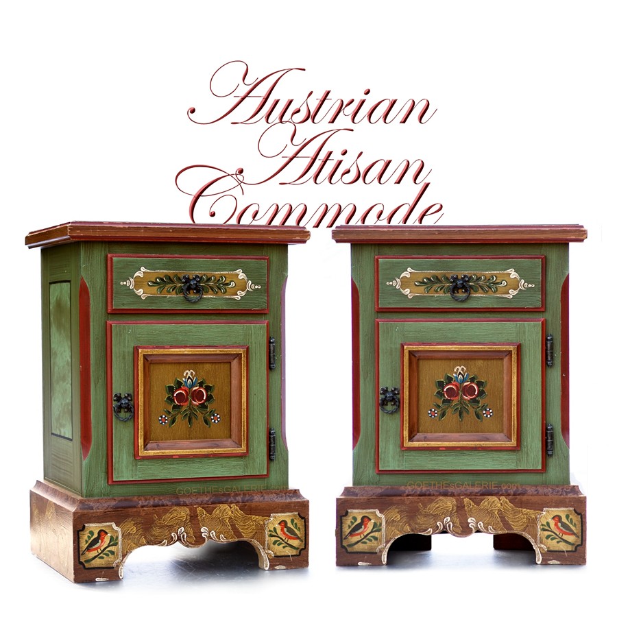 Voglauer Schrank grün kleine Kommode bezaubernder Bauernschrank Voglauer Schrank Anno 1800