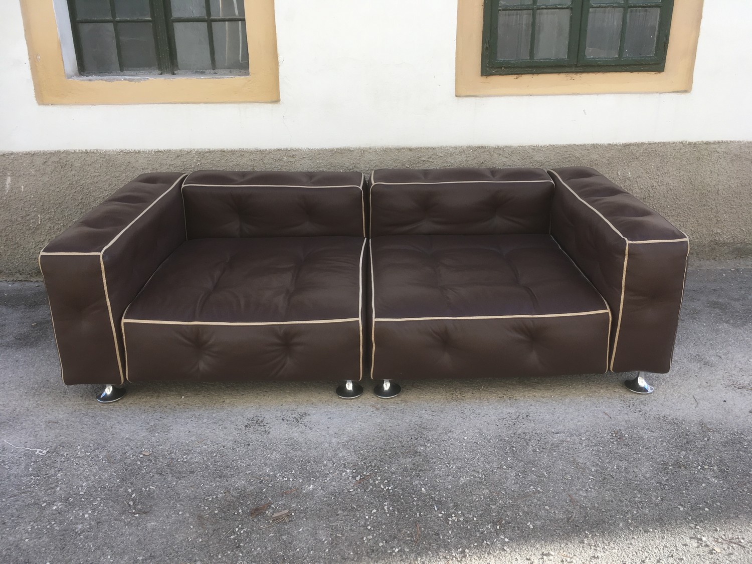 Bretz Sofa braun Lounge Möbel Riesensofa neuwertig Don Corleone