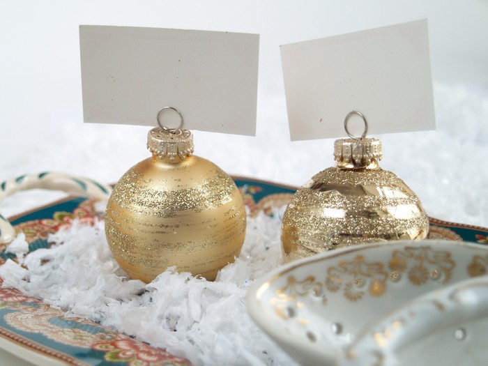 Weihnachten Deko Kartenhalter