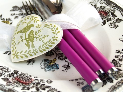 Metall Herz Anhänger Posamente Landhausstil 3er-Set creme Shabby Chic Herz Metall creme