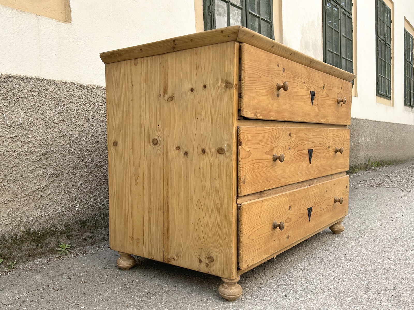 Bauernmöbel restaurierte Bauernkommode Fichte Massivholz.Bauernschrank Antik