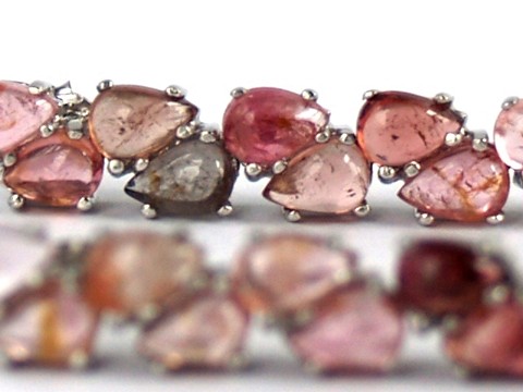 Tourmalin Ohrstecker 925 Silber