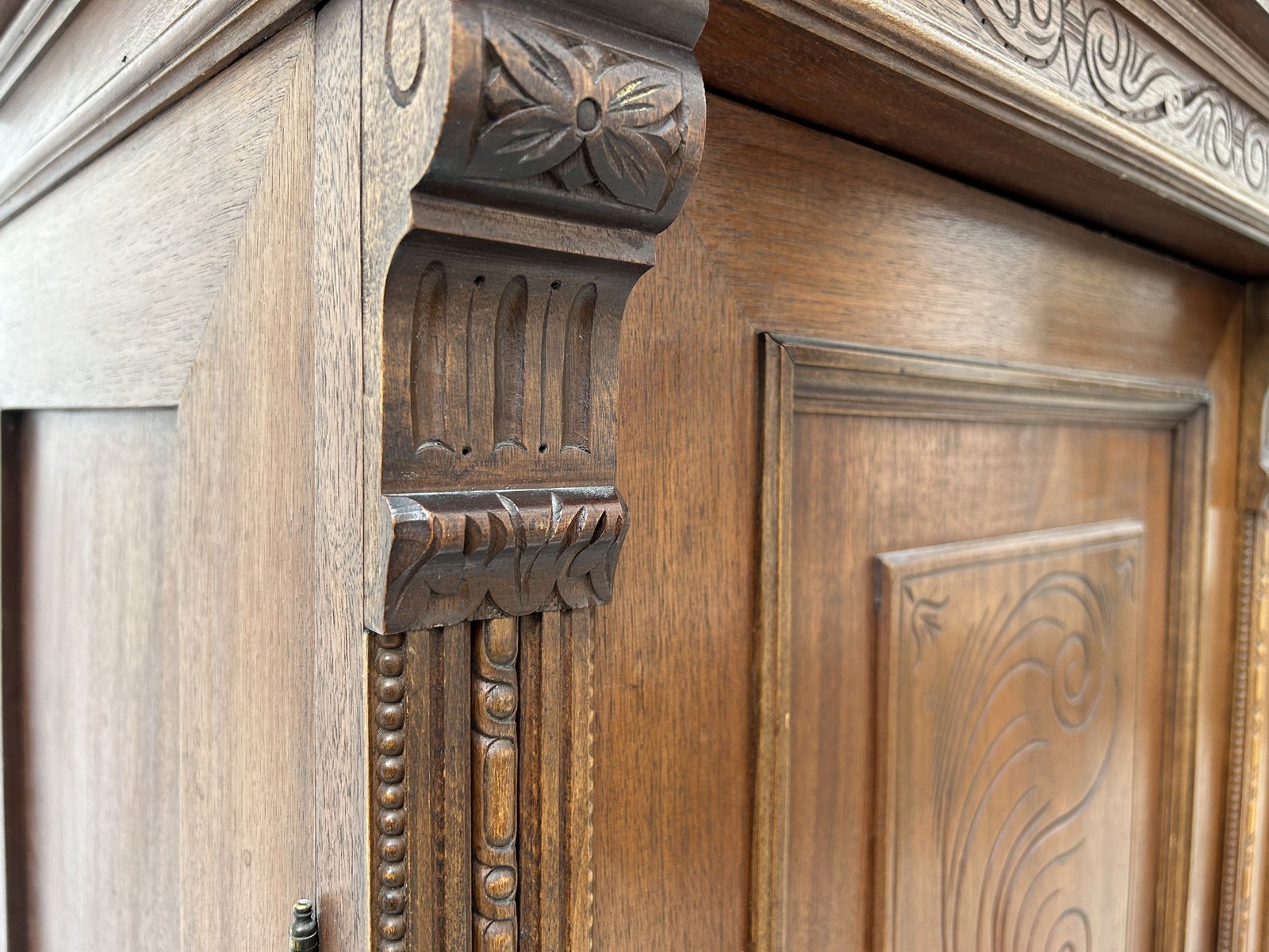 Antiker Schrank Kleiderschrank Historismus ca. 1880 original