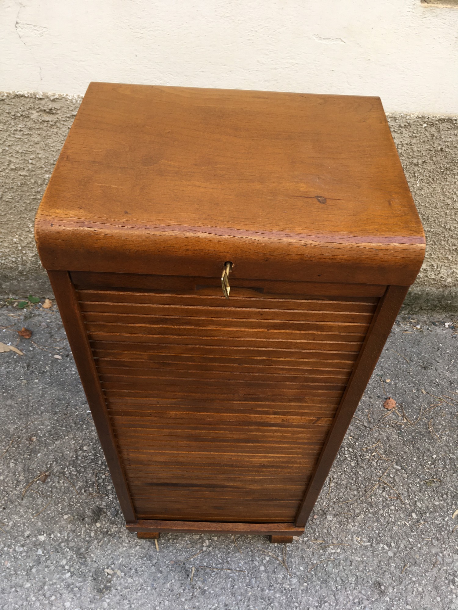 Rollladenschrank antik Artdeco Vollholz Möbel Jugendstil Fächer Laden kaufen