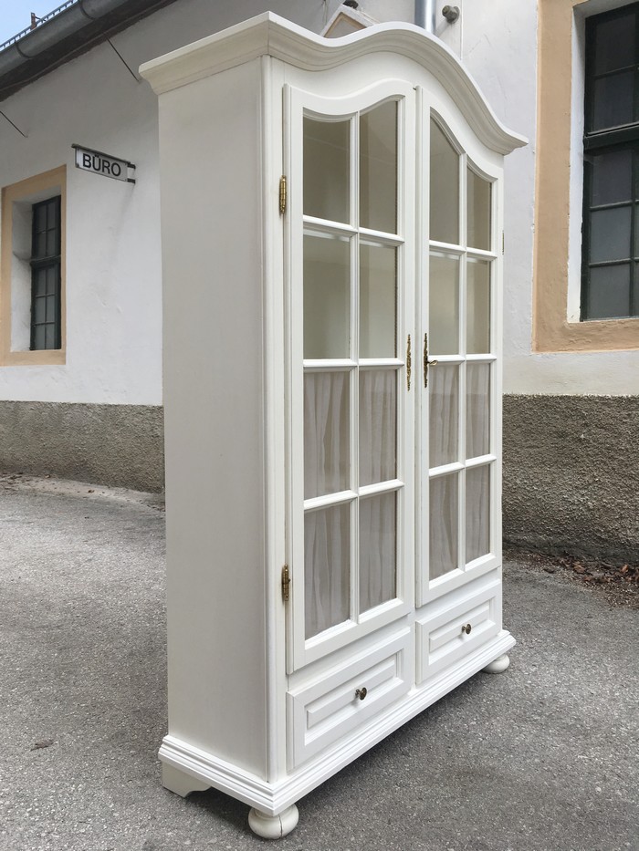 Vitrine weiß Shabby Chic