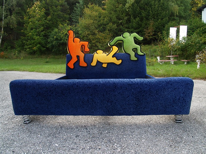 Bretz Bett Keith Haring