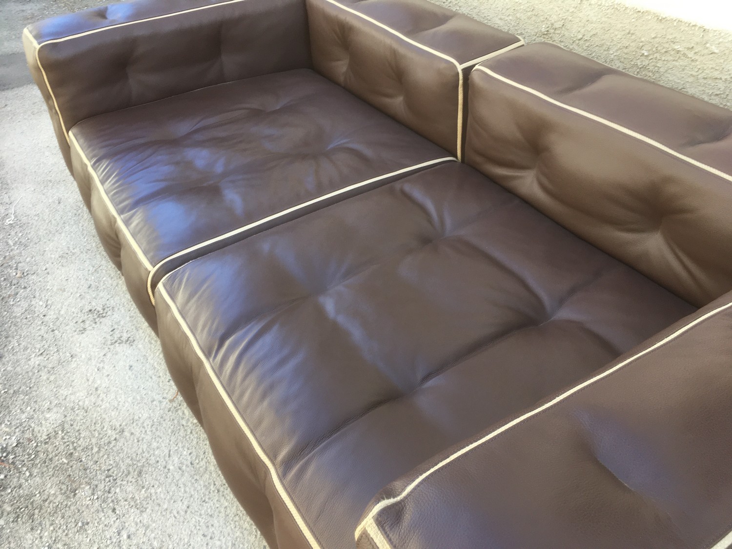 Bretz Sofa braun Lounge Möbel Riesensofa neuwertig Don Corleone