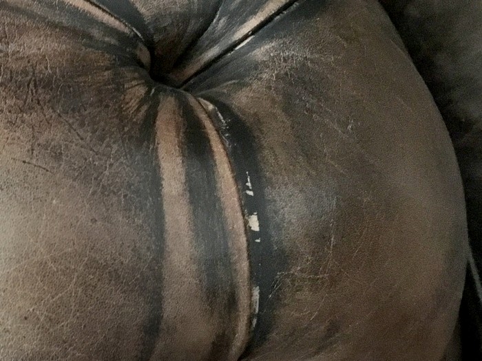 Chesterfield Zweisitzer Leder