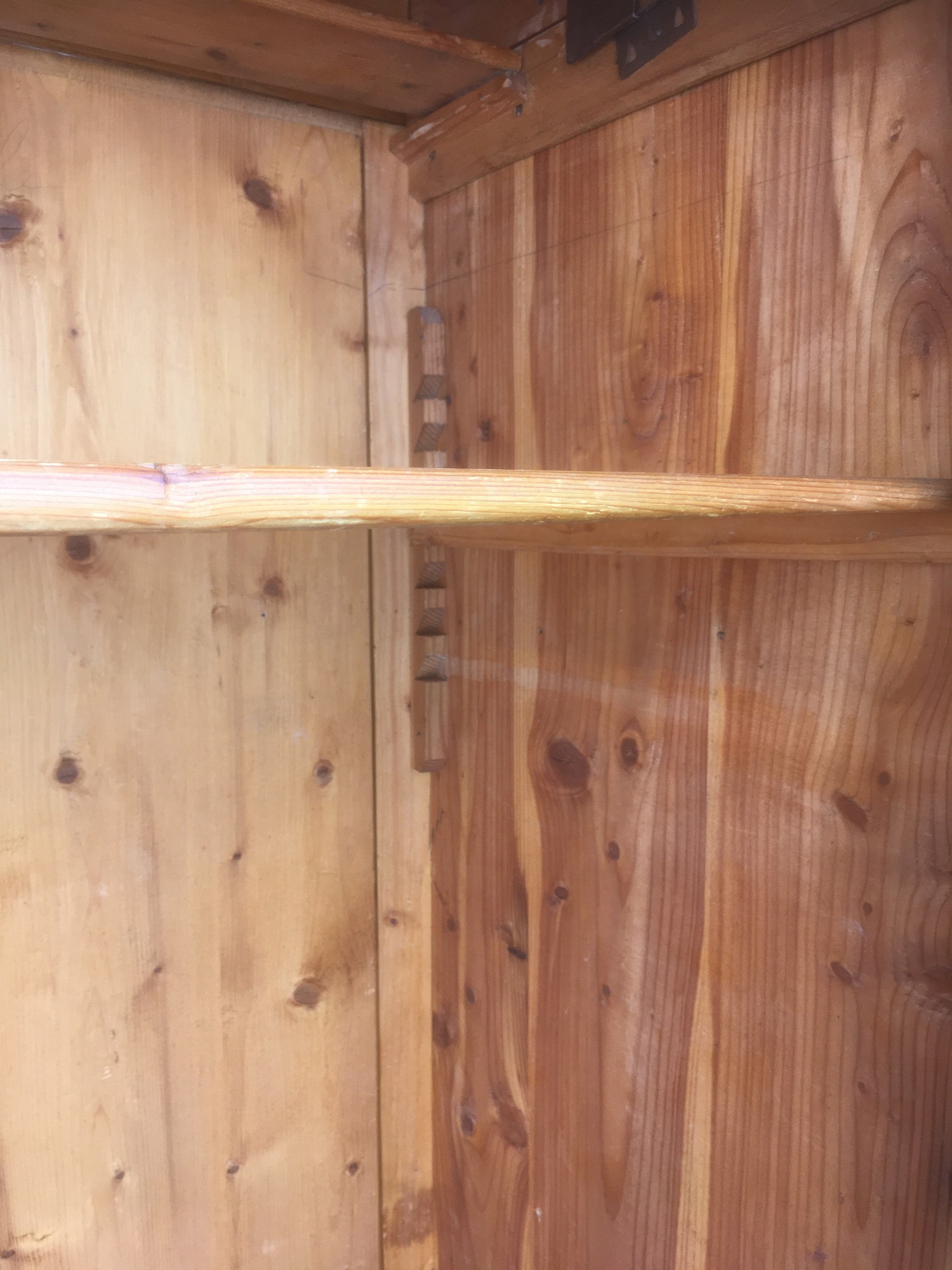 Bauernschrank antik Jugendstil Landhausstil Möbel Keilschrnak Schrnak Keilschrank Schrank zerlegbar antiquität Bauernstil Vintage Vollholz Glas eisen