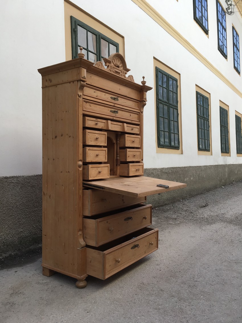 Küchenschrank Landhaus Antikstil Schrank Weichholz