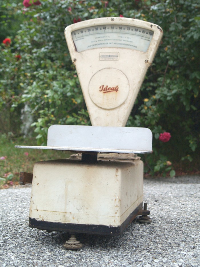 Küchenwaage antik Shabby Chic Waage