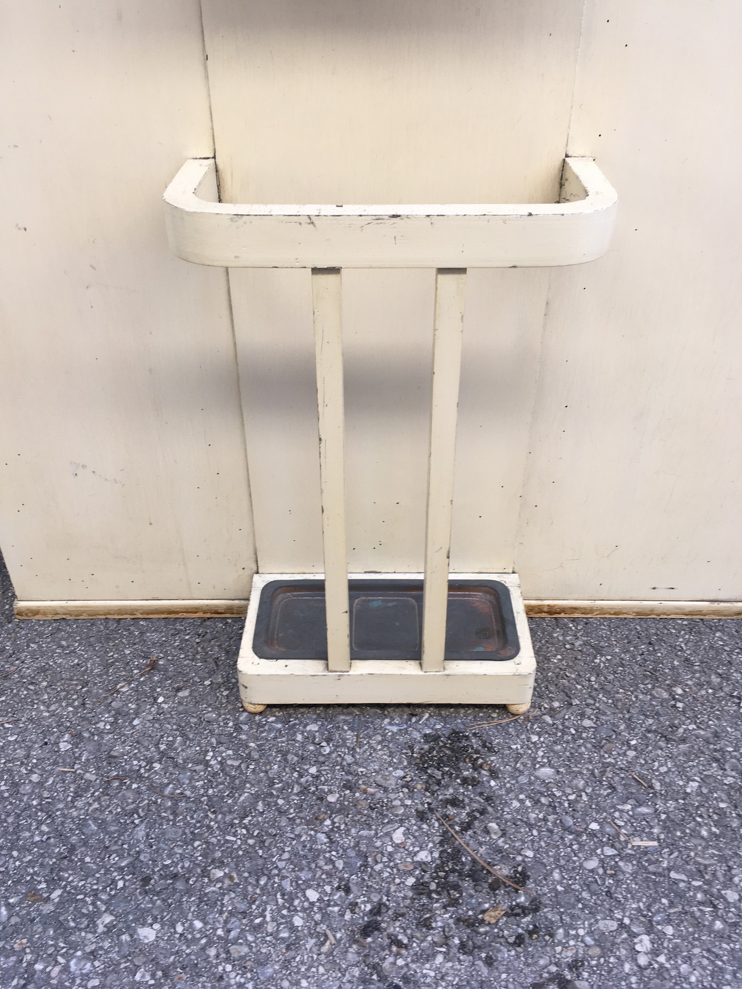 Garderobe Garderobenwand antik Jugendstil Wandgarderobe Shabby Chic