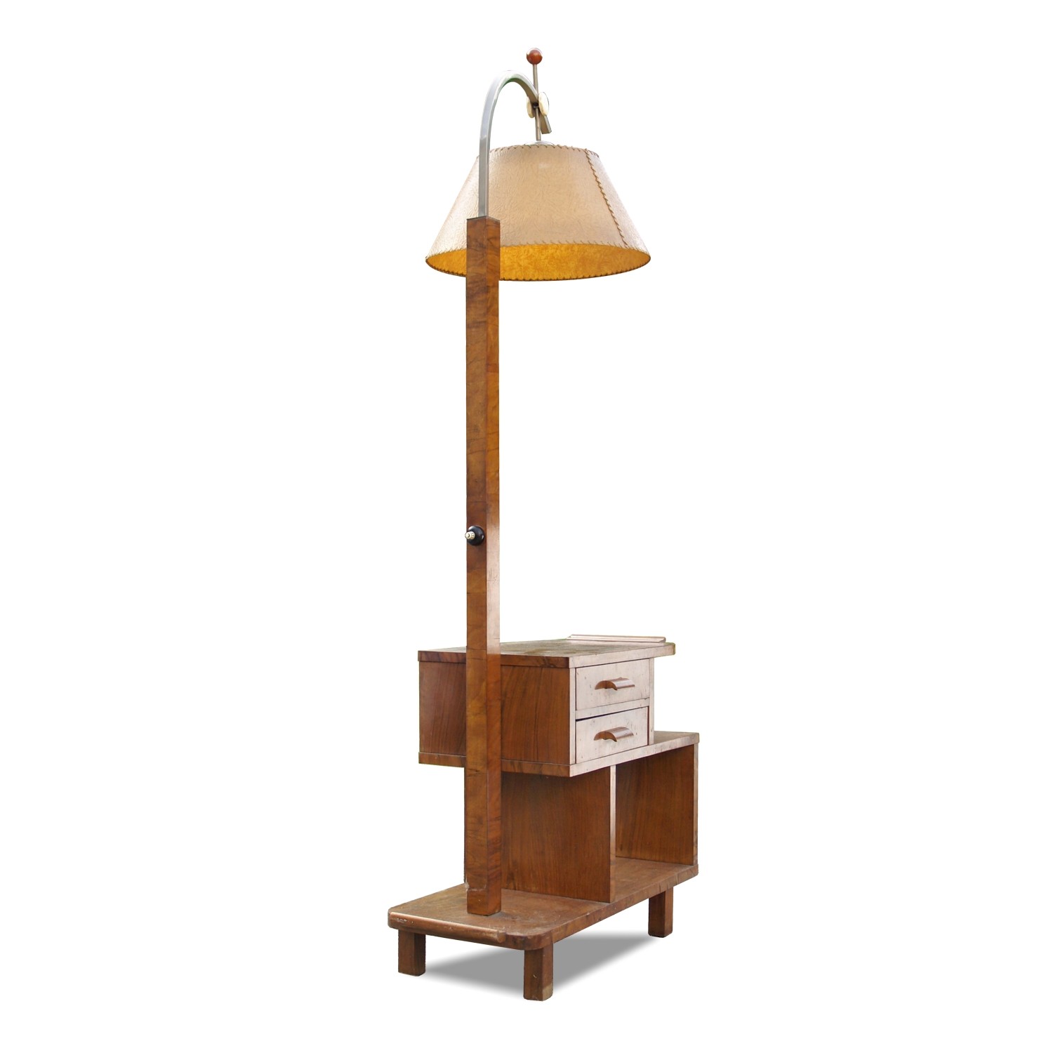 Antike Stehlampe ArtDeco Holz Nachttisch Kommode Designklassiker Artdeco Möbel Stehlampe Kommode antik