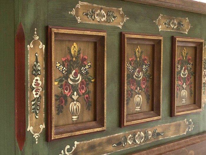 Bauerntruhe Voglauer grün