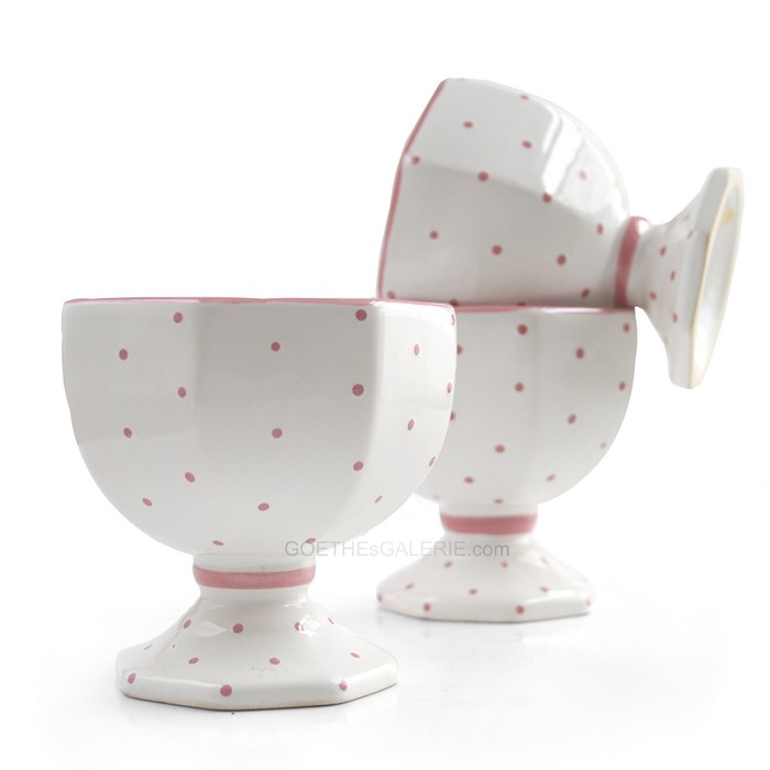 Gmundner Rosa tupf Eisbecher