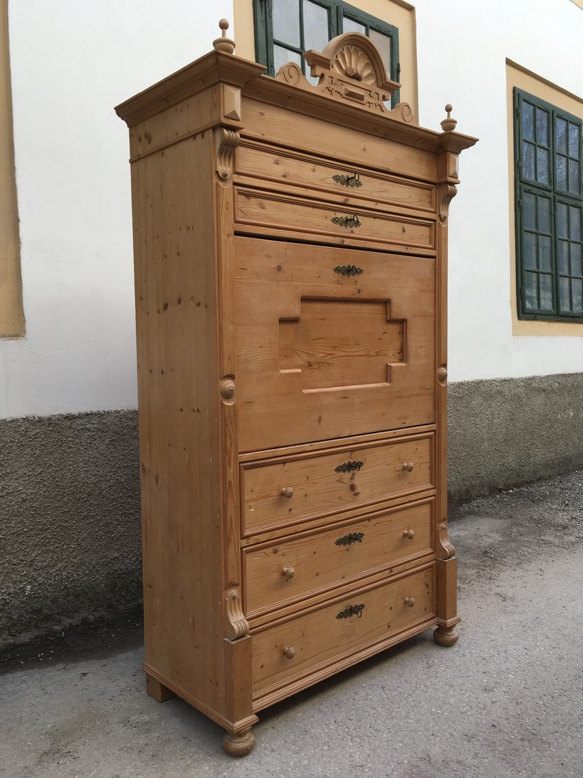 Schrank Landhausstil Vollholz Möbel Büro