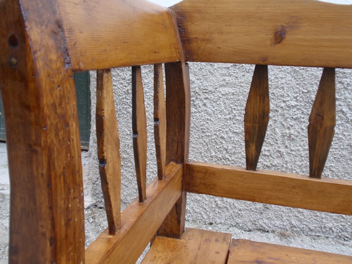 Truhe Sitzbank antik