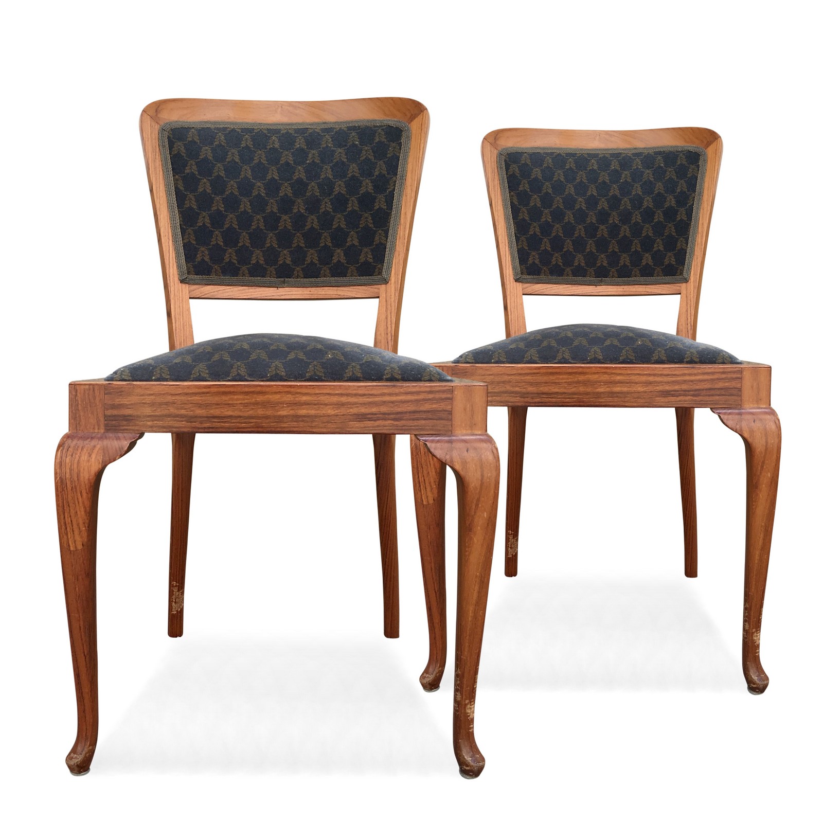 Sessel antik Jugendstil Stuhl elegant Vollholz Jugendstil Stühle antik elegante Form Sessel