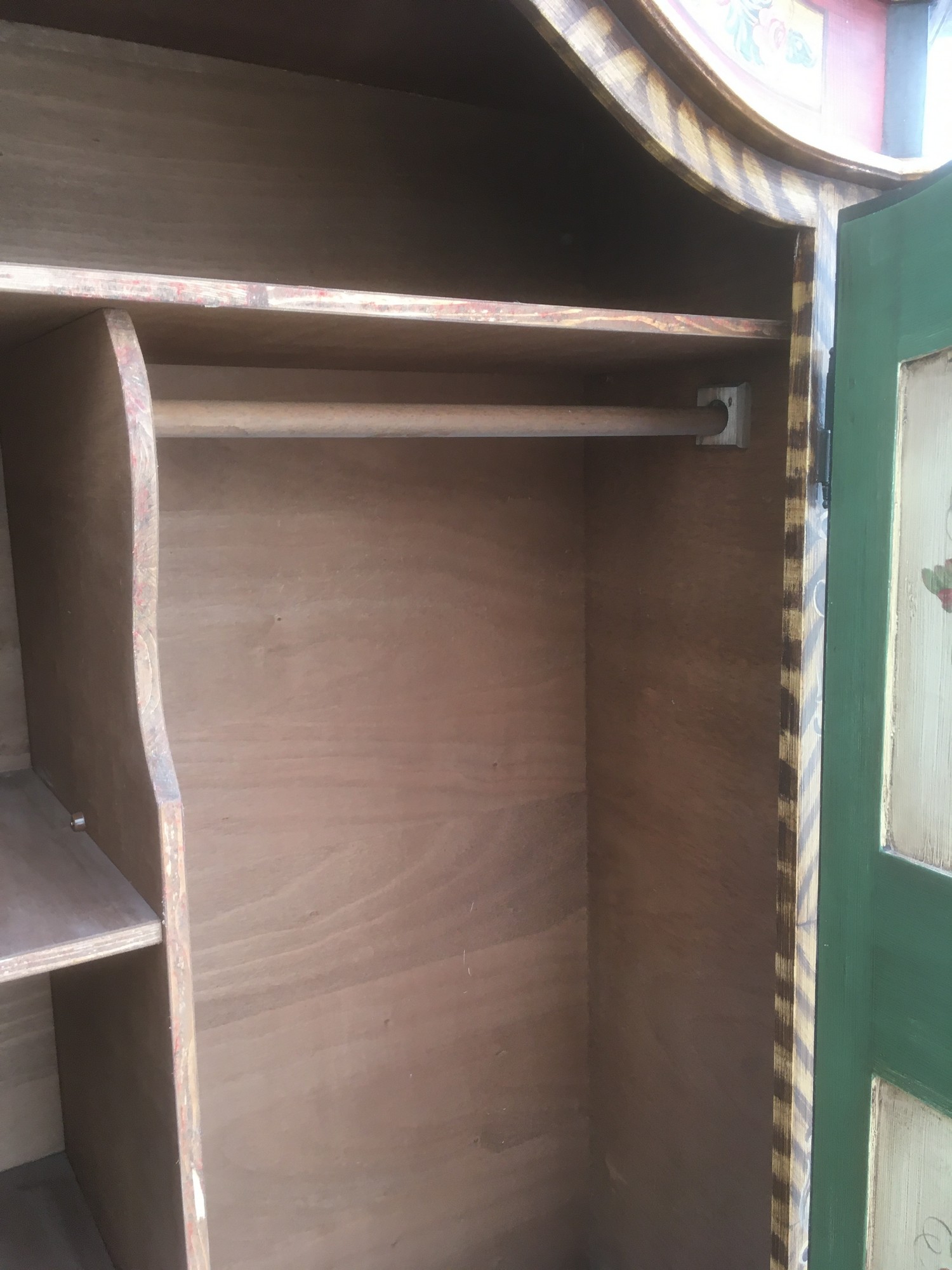 Bauernschrank Kleiderschrank Schrank handbemalt Bauernkasten Landhaus