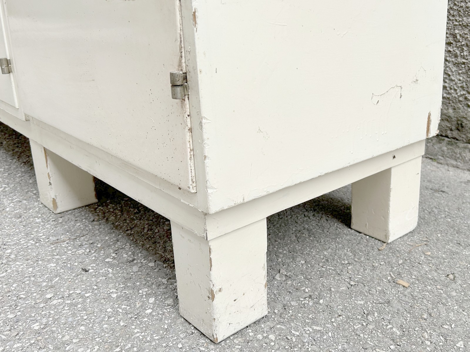 Küchenschrank antik MidCentury Vintage Möbel creme Omas Schüttenregal Küchenschrank antik MidCentury Vintage Möbel creme Omas Schüttenregal