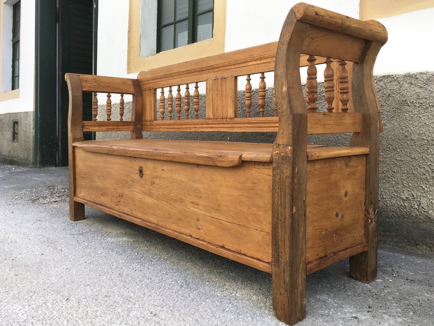 Truhenbank Kueche antik