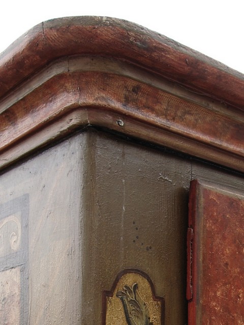 Bauernschrank bemalt antik