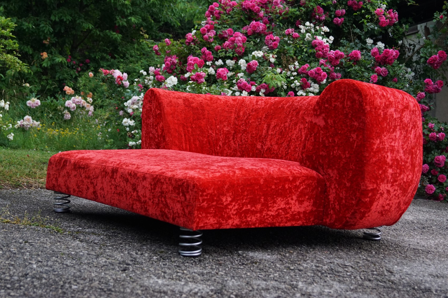 BRETZ Sofa Chill Longchair rot Loveseat