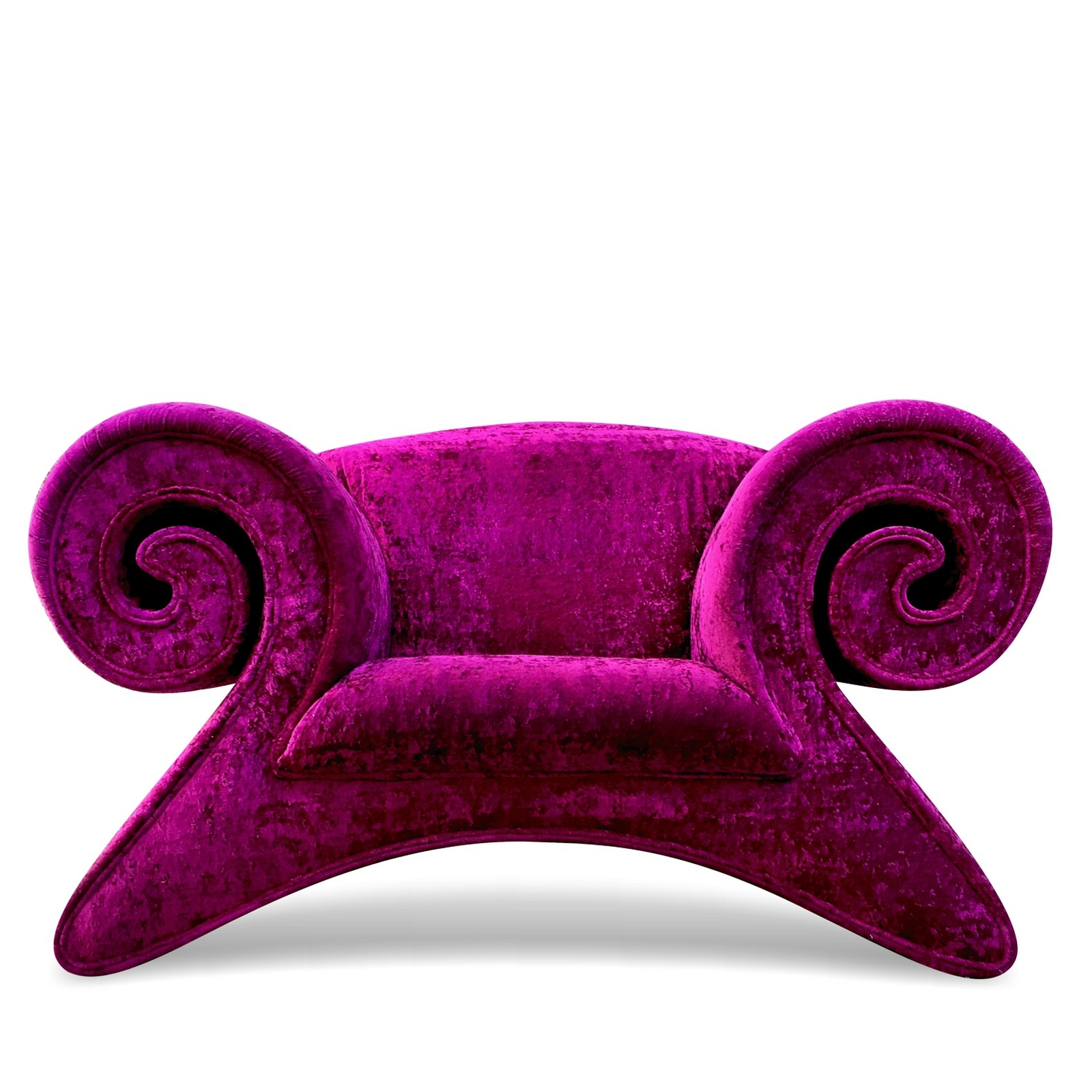 BRETZ Mammut Sessel Sofasessel Glamoursamt lila Designerstuhl Bretz Mammut lila