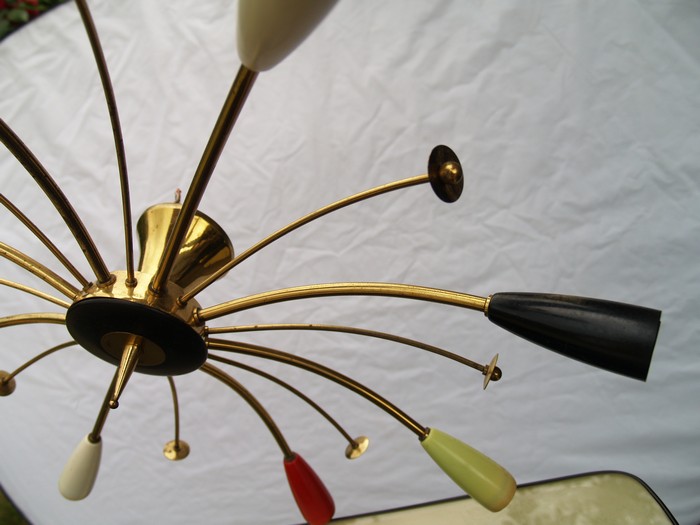 Deckenlampe Sputnik antik