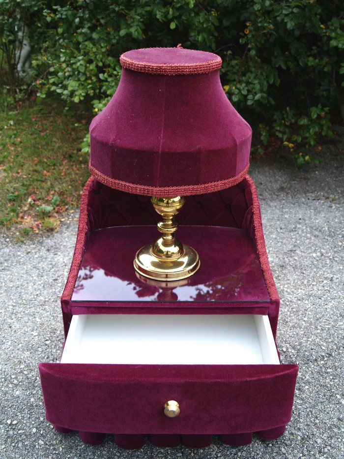 Shabby Chic Kommode Lampe