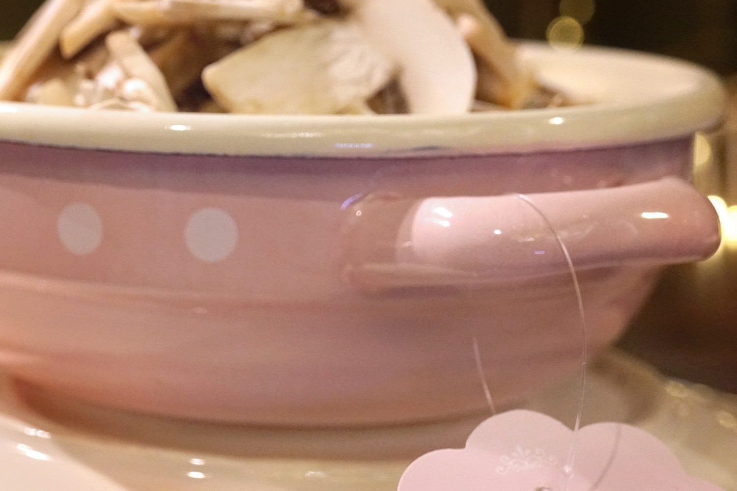 Schüssel Schale Email Polka Dots pink rosa Isabelle Rose handgemacht