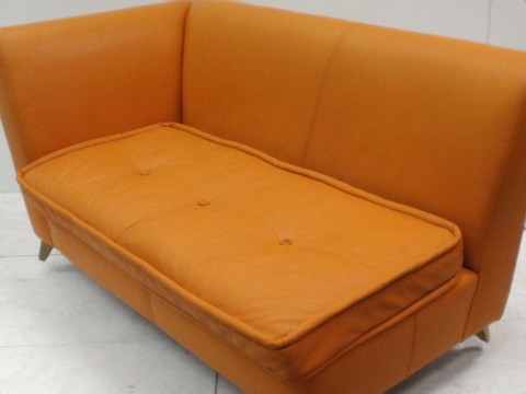 Bretz Leder Sofa Recamiere Monster