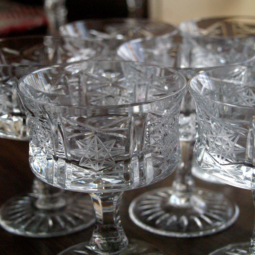 Bleikristall Likörgläser Gläser Kristall für Brand od Baileys