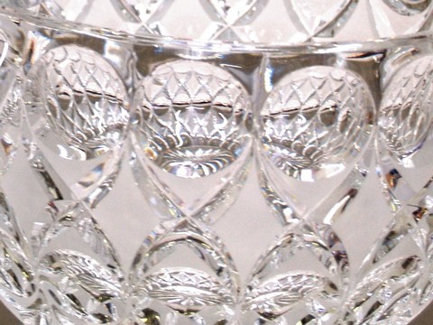 Bleikristall große Schüssel mit Deckel