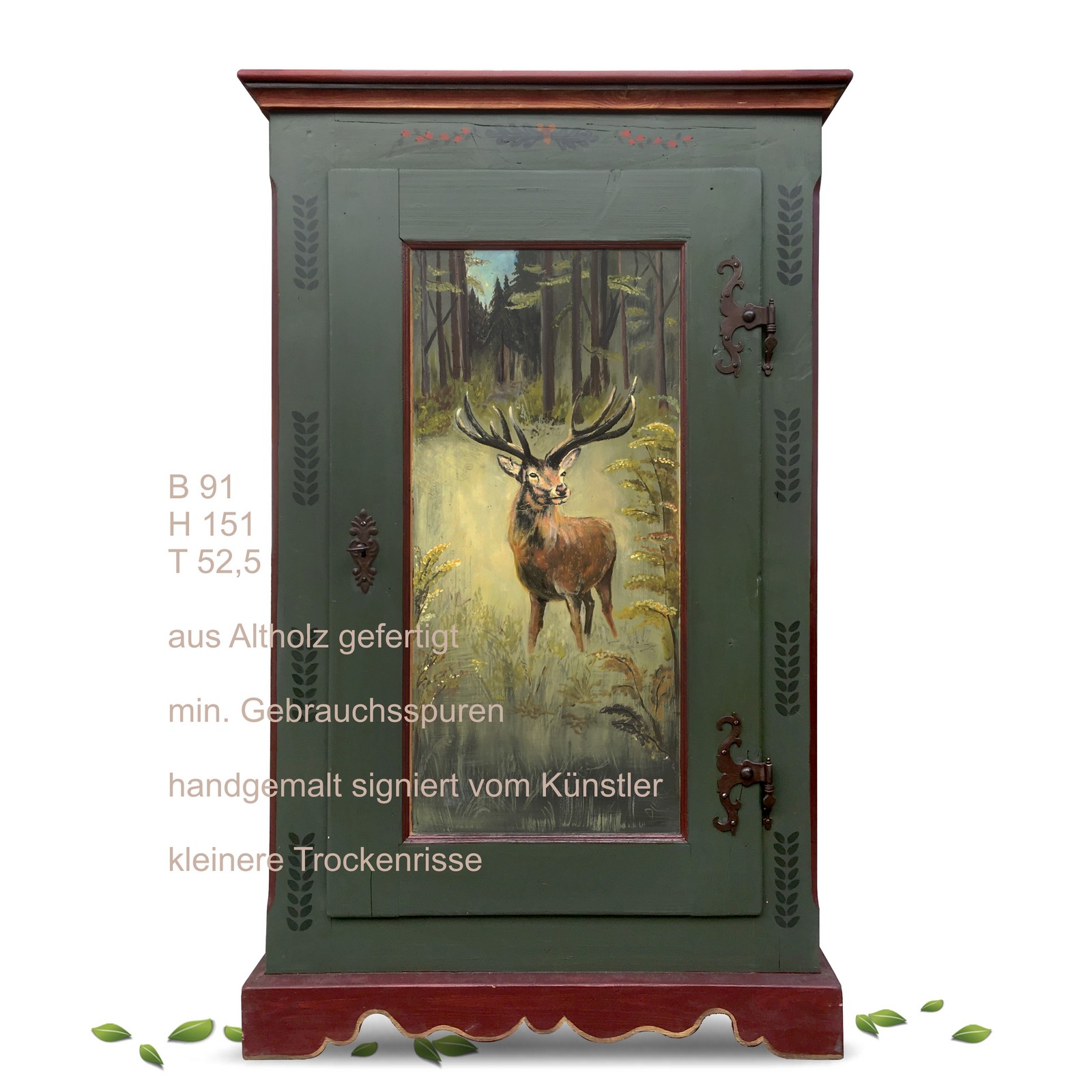 Jagdschrank handbemalt