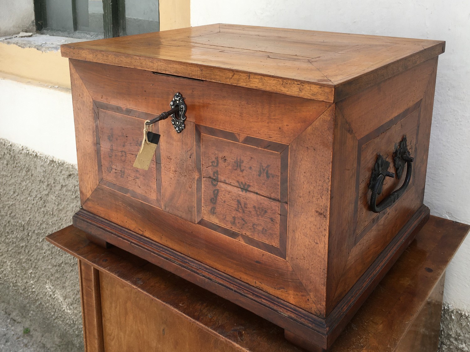 Biedermeier Truhe antik