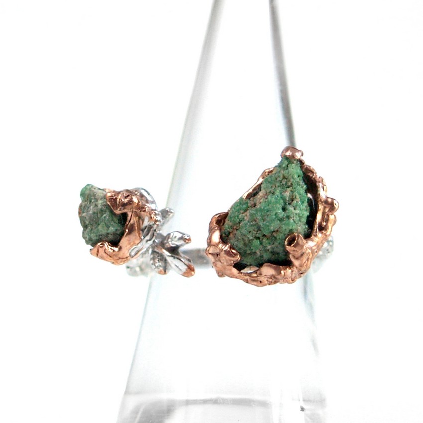 Damenring 925 Silber Handarbeit