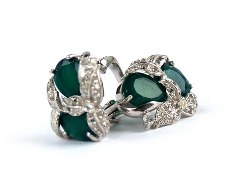 Ohrstecker 925 Silber Aventurin