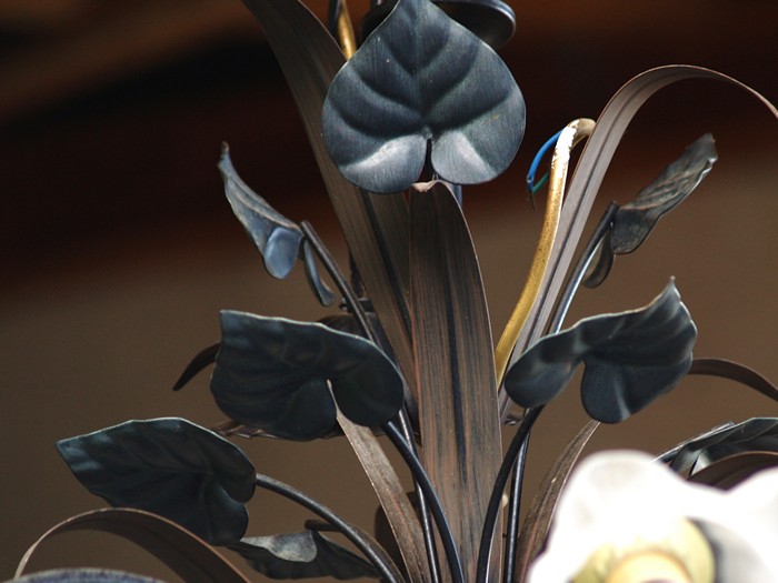 Hängelampe Blätter