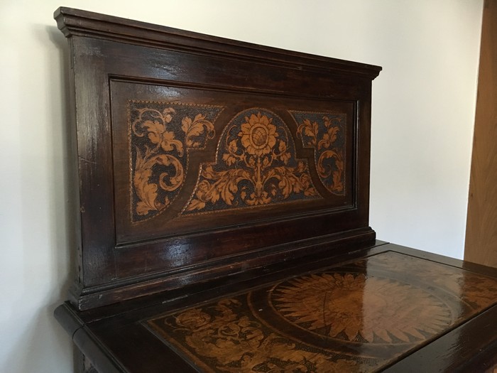 Truhenbank antik Vollholz Sitztruhenbank Möbel Antiquität