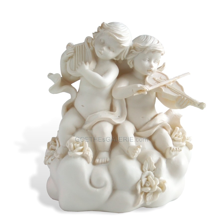 Engel Deko Objekt Spardose Shabby Chic Putten Figuren Engel Figur Shabby Chic