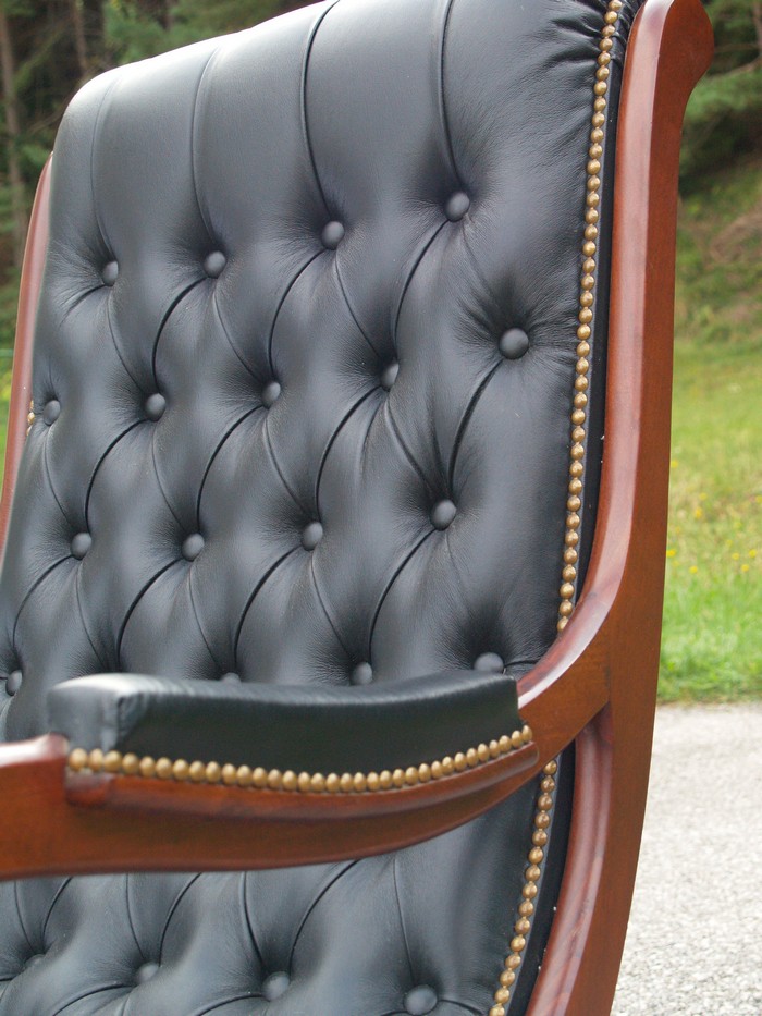Chesterfield Leder Stuhl