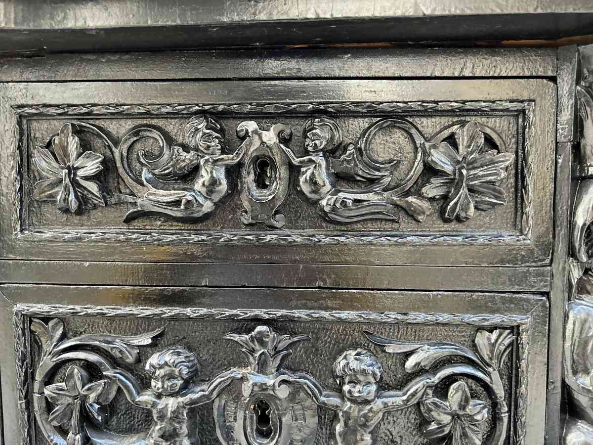 Antiquität Renaissance Schreibtisch antik Barock Möbel